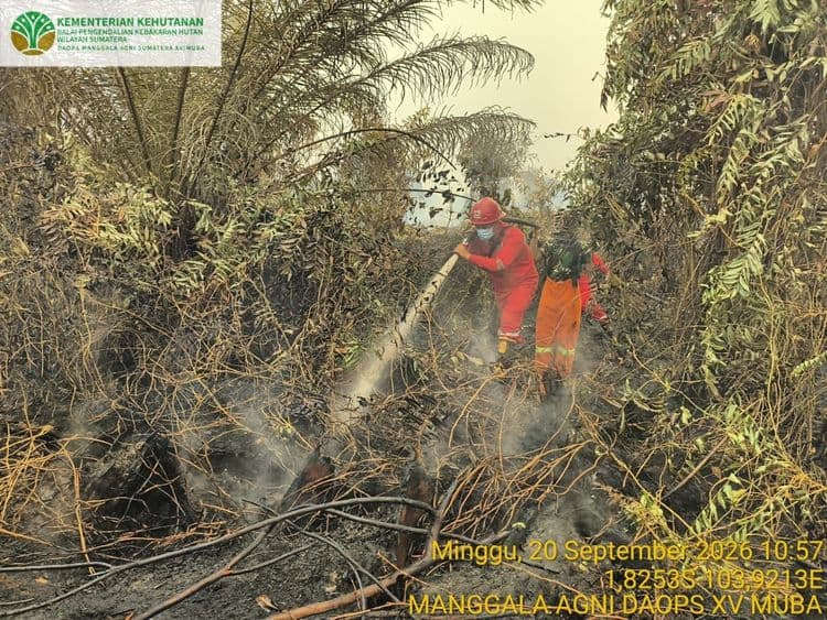 Pengendalian Karhutla Kalteng-Sumsel Diperkuat