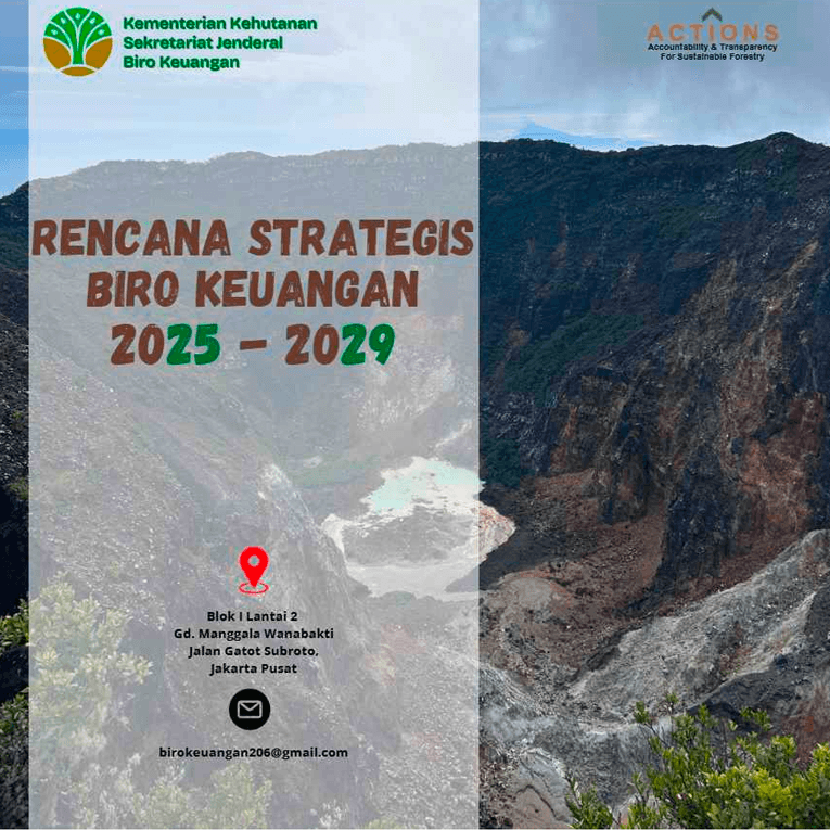 Sampul Rencana Strategis Biro Keuangan Tahun 2025-2029